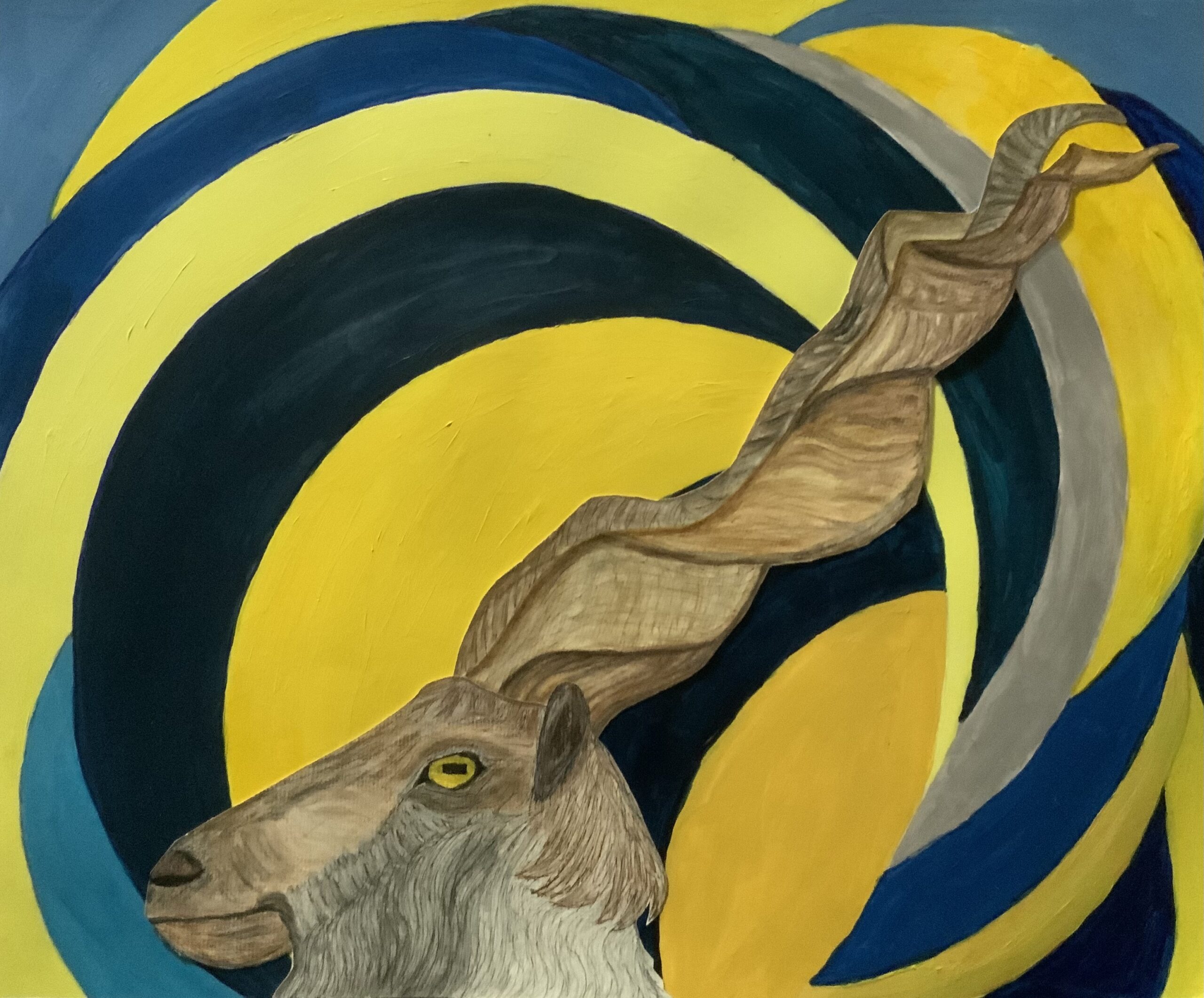 Goat in Abstract